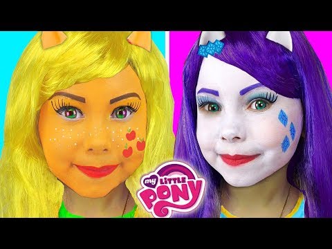 My Little Pony Kids Makeup Collection Alisa Pretend Play with Equestria Girl Doll & Draw Toys Colors