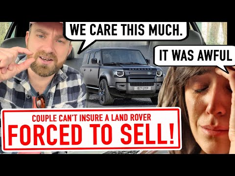 Couple forced to sell Land Rover due to insurance costs. Bovvered...?