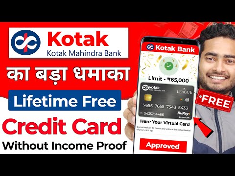 Kotak Credit Card Apply 2024 - Lifetime Free | Kotak Mahindra Bank Credit Card Online Apply