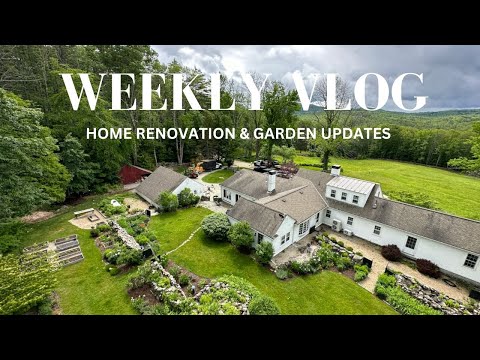 Home and garden renovation vlog of our 1790 home in the countryside of New England.