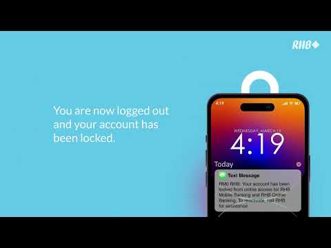 RHB Online Banking and RHB Mobile Banking- Lock Account feature