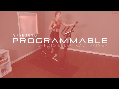 Programmable Cardio Elliptical Trainer SF-E3890 | Sunny Health & Fitness