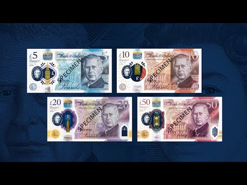 King Charles III banknotes to enter circulation on 5 June 2024