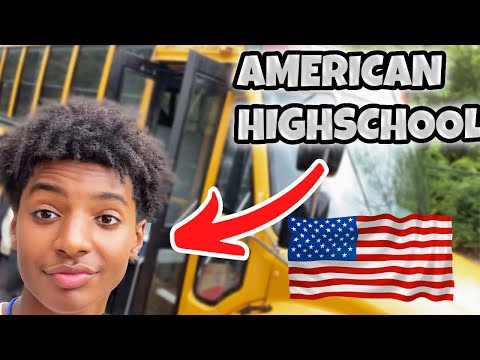 British Teen visits AMERICAN HIGHSCHOOL🏫