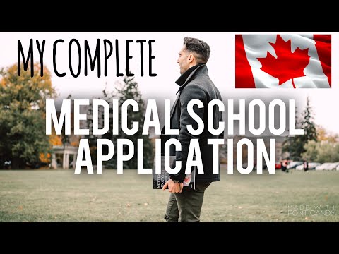 Going over my ENTIRE medical school application | GPA, MCAT, Extracurriculars (Canadian Student)