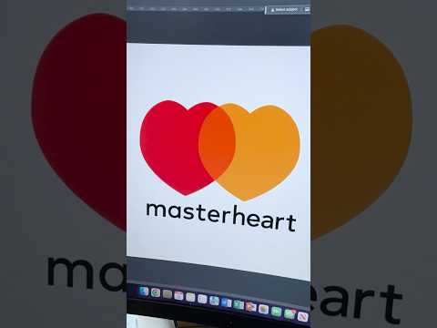 Giving the Mastercard logo a #ValentinesDay redesign! #logos #logodesign #redesign #valentines
