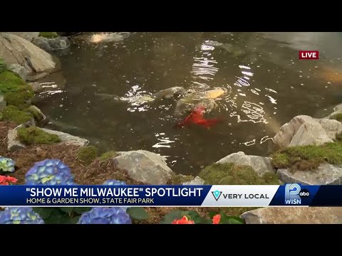Show Me Milwaukee: Installing a backyard a koi pond at Home and Garden Show