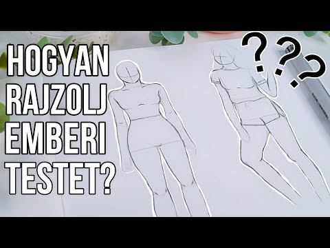 Hogyan rajzolj emberi testet? Emberi test rajzolása lepésről lepésre!
