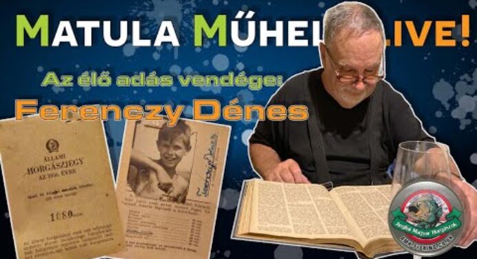 Ferenczy Dénes szakíró élettörténete | Matula Műhely Live! - Dunai Horgászat