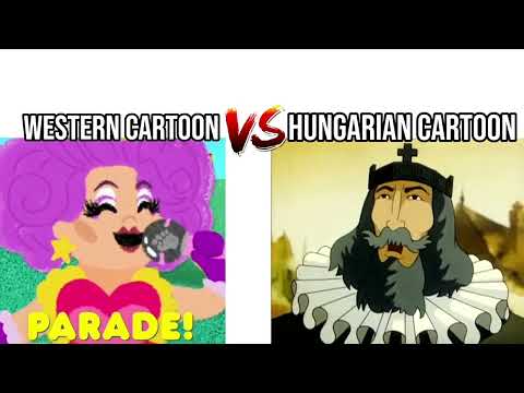 Western VS Hungarian Cartoon - Know the difference