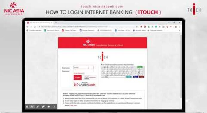 How To Login Internet Banking - iTouch