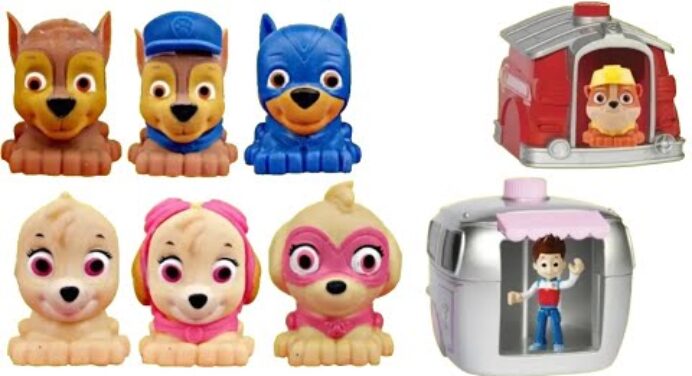 Nat and Essie play with Paw Patrol Squishy Mashems Super Pups