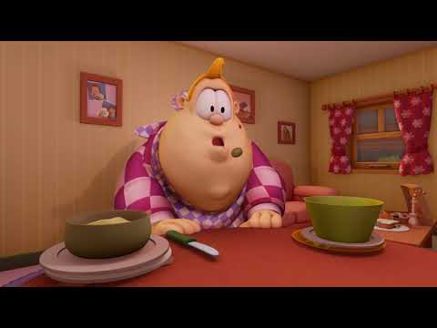 Garfield Show - Családi pizzavacsora - Fontos vendég (Magyarul)