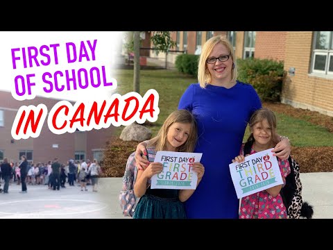 First Day Of School In Canada
