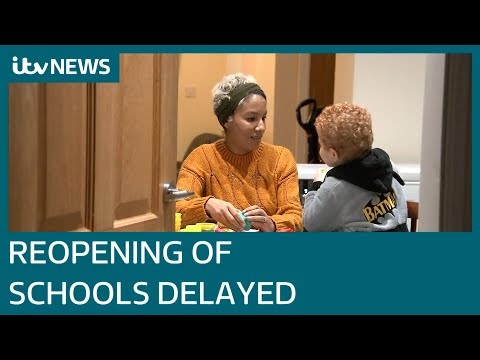 Covid: Boris Johnson delays reopening of schools in England until at least March 8 | ITV News