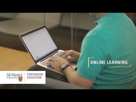 Online Learning at McMaster Continuing Education