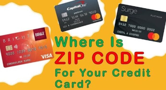 Where is ZIP code for Credit Card?
