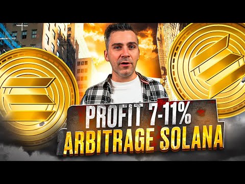 How to make money on Solana Rate *Crypto Arbitrage* Profit 8-11% | Arbitrage Strategy 2024