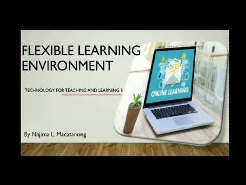 THE FLEXIBLE LEARNING ENVIRONMENT (Online Distance Education and Communities Of Learners)