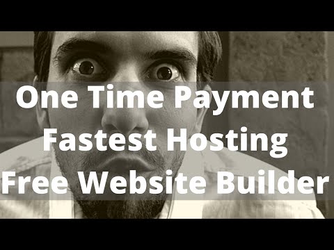 Cheapest One Time Payment Fast Hosting Life Time Free Unlimited Website Builder|One Time Fee Hosting