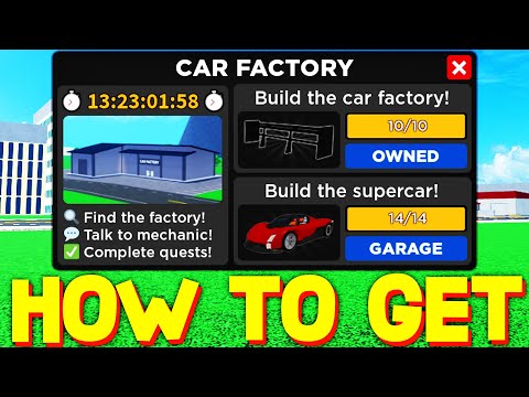 HOW TO FIND ALL CAR FACTORY & SUPERCAR PARTS LOCATIONS in CAR DEALERSHIP TYCOON! (CAR HUNT EVENT)