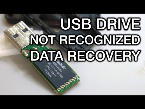 USB Drive Not Recognized - Data Recovery