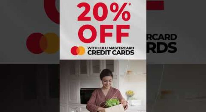 Mastercard Credit Cards Gives You Extra 20% Off!
