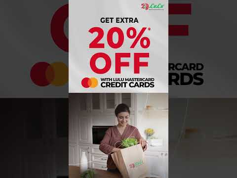 Mastercard Credit Cards Gives You Extra 20% Off!