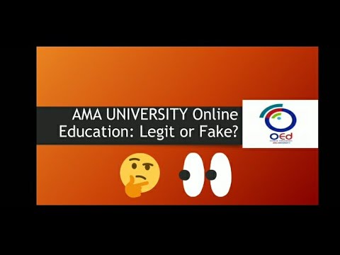 AMA University Online Education: Legit or Fake?