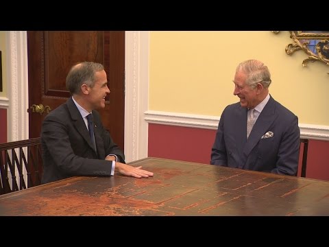 Prince Charles gets personal tour of Bank of England