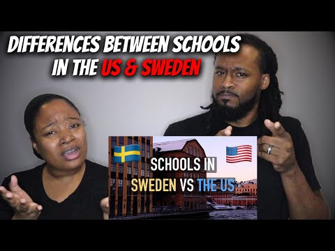 🇸🇪 vs 🇺🇸 American Parents Reacts "10 Differences Between Schools In The US & Sweden"