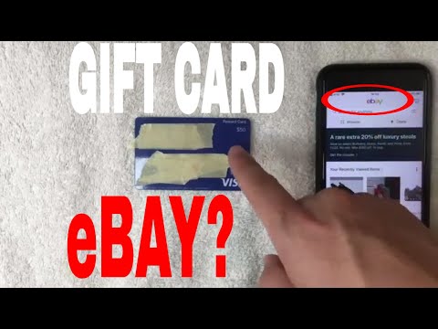✅  Can You Use A Visa Gift Debit Card On eBay 🔴