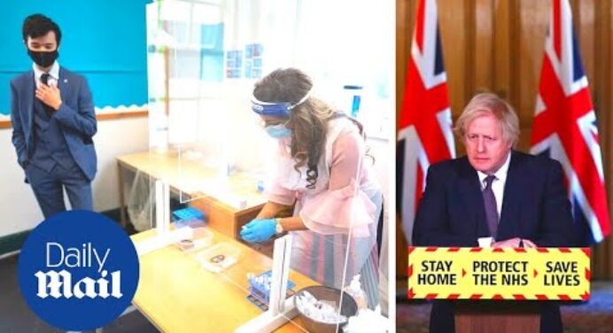 England schools open: Boris Johnson gives UK Covid-19 update as pupils return to classrooms