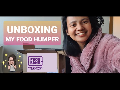 FREE FOOD HAMPER FOR INTERNATIONAL STUDENTS (UNBOXING FROM FOOD BANK AUSTRALIA)