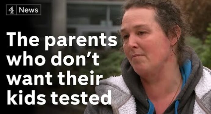 Some parents in England are not consenting to their children being tested for Covid in school