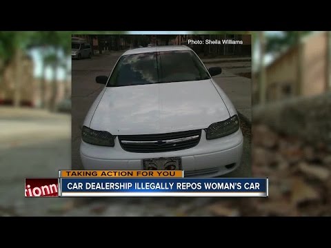 Car dealership illegally repos woman's car