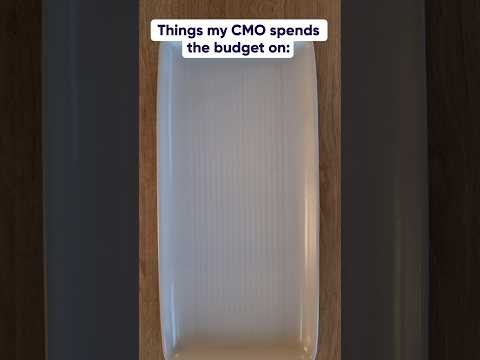 CMO spending habits be like... #marketing #advertising