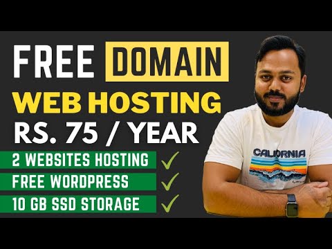 Free Domain Name and Cheap Web Hosting Rs.75 Per Year - Best WordPress Hosting