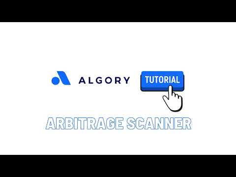 Crypto arbitrage with Algory Crypto Scanner