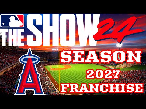 MLB the Show 24 Franchise Mode - Angels Franchise Realistic Gameplay - Season 2027 Game 30-162