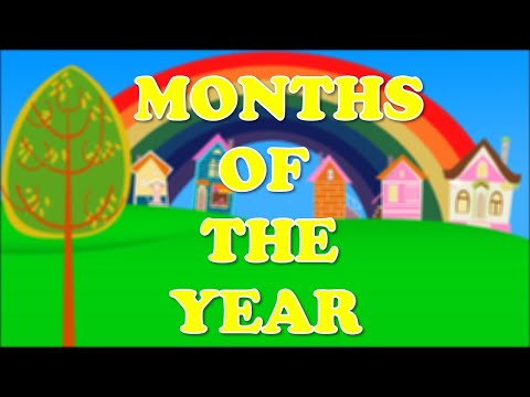 Months of The Year for Kids - Learn 12 Months of the Year - Kid Donuts
