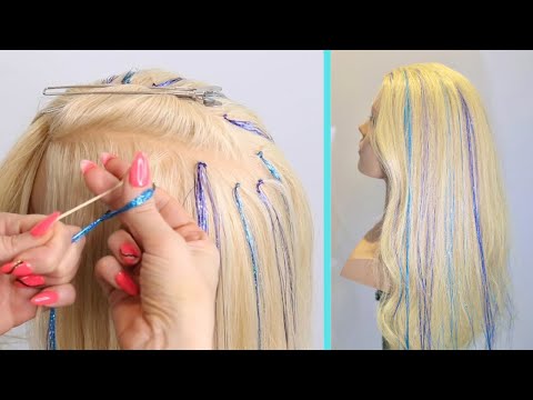 Simple Way To Do Hair Tinsel!