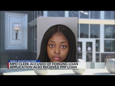 Former Memphis Police clerk charged with forgery also obtained PPP loan