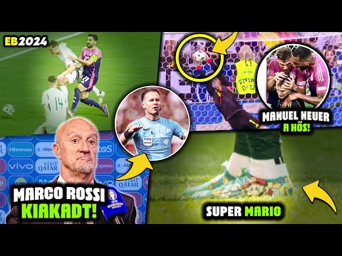 Marco Rossi a BÍRÓT OKOLJA a németek elleni vereségért! MANUEL NEUER volt a hazaiak HŐSE!