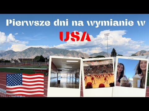 PIERWSZE DNI NA WYMIANIE W USA | american high school, walmart, friends