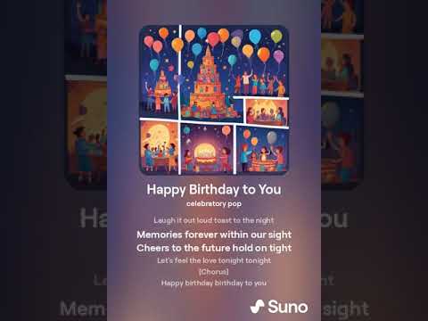 Happy Birthday to You  - birthday song