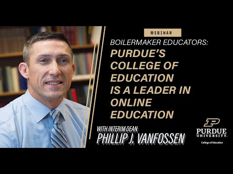 Purdue's College of Education is a Leader in Online Education