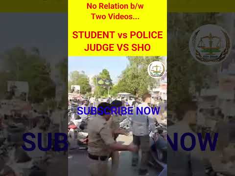 STUDENT vs POLICE | JUDGE VS SHO | #judge #court #law #legal #students #judiciary #ytshorts #viral