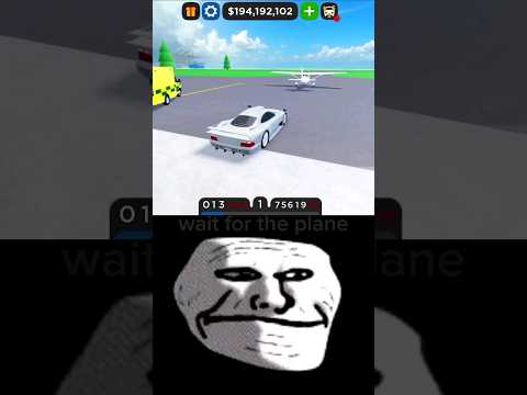 CLK GTR flying🥶Car Dealership Tycoon #foxzie #roblox #cdt #phonk #trollface #shorts #edit