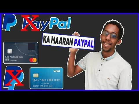 Sidee MasterCard Lacag LooGa Diraa Internetka.Adigana Lagugu Soo Diraa. Kamaaran Paypal